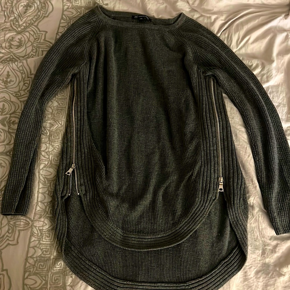 INC International Concepts Gray Sweater